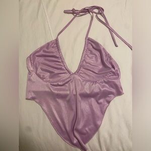Superdown purple halter tank. Worn only once and dry cleaned!